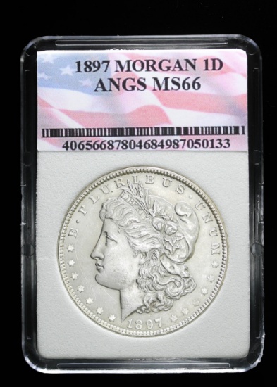 1897 SILVER MORGAN DOLLAR COIN GRADE GEM MS BU UNC MS++++ COIN!!!!