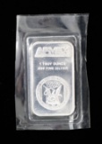 1oz .999 FINE SILVER BAR (APMEX)