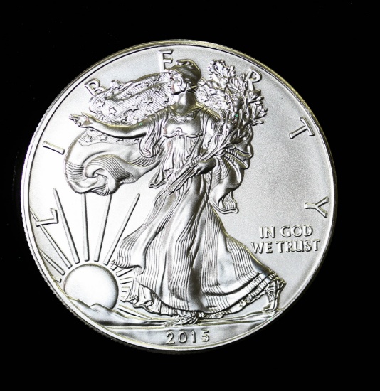 2015 1oz .999 FINE SILVER AMERICAN EAGLE COIN