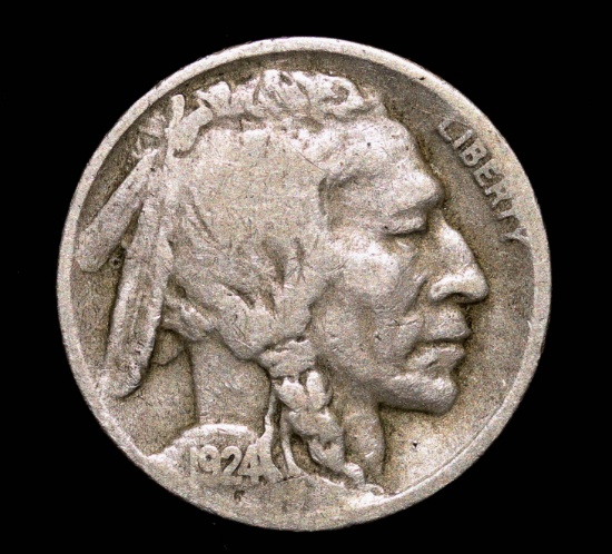 1924 D BUFFALO HEAD NICKEL COIN
