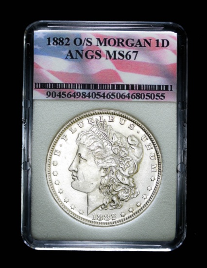 1882 O/S SILVER MORGAN DOLLAR COIN GRADE GEM MS BU UNC MS++++ COIN!!!!