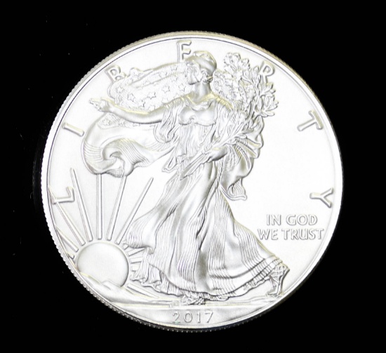 2017 1OZ .999 FINE SILVER AMERICAN EAGLE