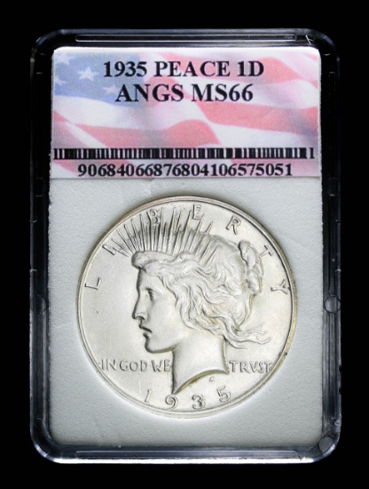 1935 SILVER PEACE DOLLAR COIN GRADE GEM MS BU UNC MS++++ COIN!!!!