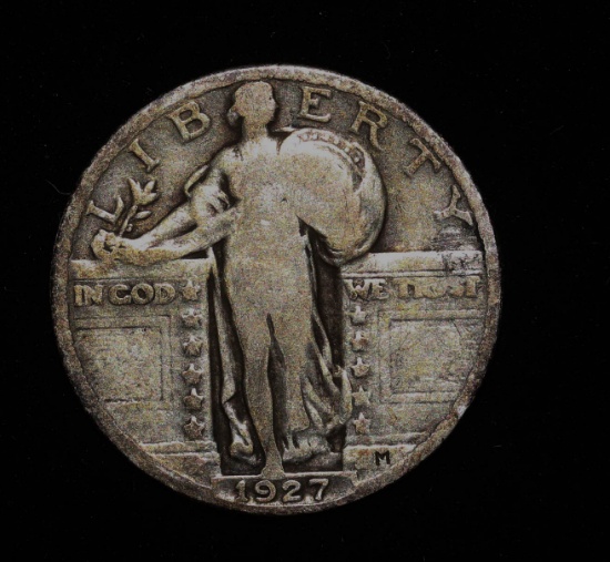 1927 STANDING LIBERTY QUARTER DOLLAR COIN