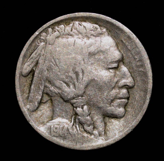 1914 S BUFFALO NICKEL COIN