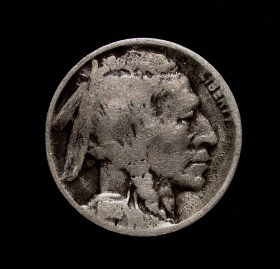 1918 D BUFFALO NICKEL COIN