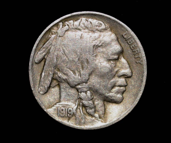 1919 BUFFALO NICKEL COIN