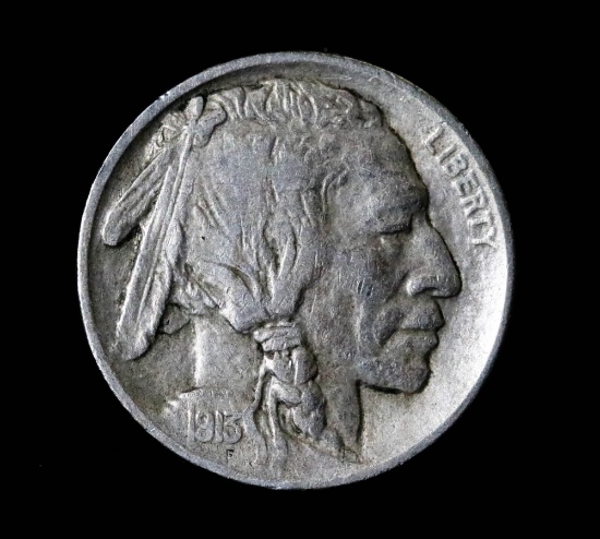 1913 TYPE 1 BUFFALO HEAD NICKEL COIN