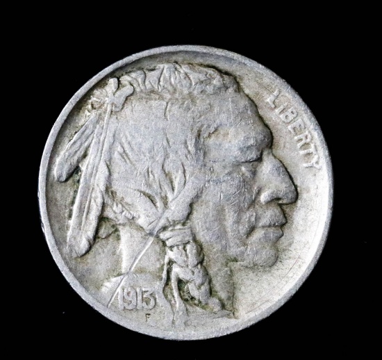 1913 TYPE 2 BUFFALO HEAD NICKEL COIN