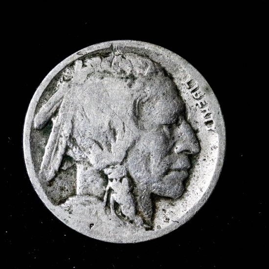 1917 D BUFFALO HEAD NICKEL COIN