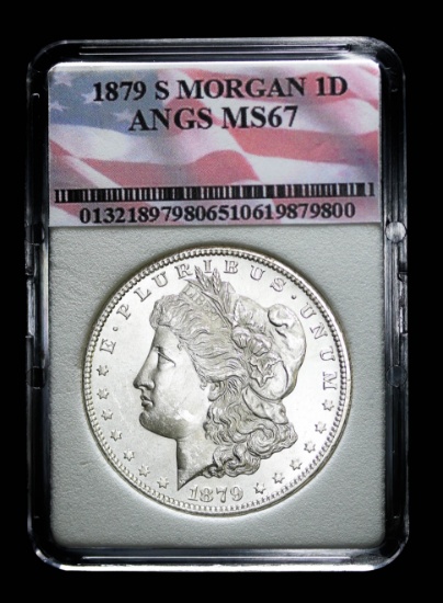 1879 S MORGAN SILVER DOLLAR COIN GEM BU UNS MS++++ COIN