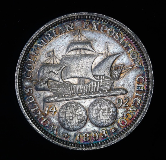 1893 COLUMBIAN EXPO SILVER HALF DOLLAR US COMMEMORATIVE COIN