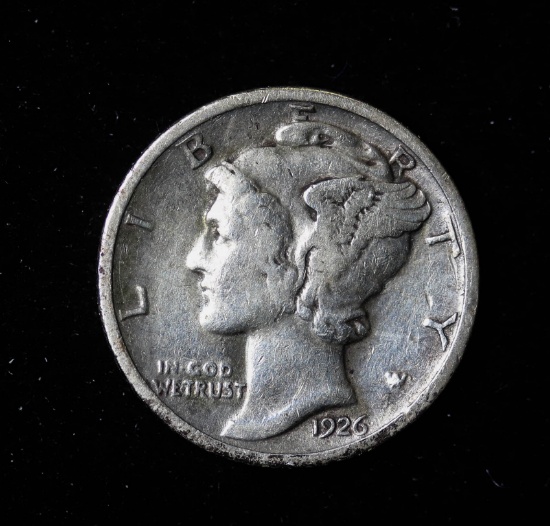 1926 MERCURY SILVER DIME COIN