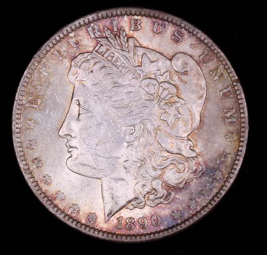 1890 MORGAN SILVER DOLLAR COIN GEM BU UNC MS++++