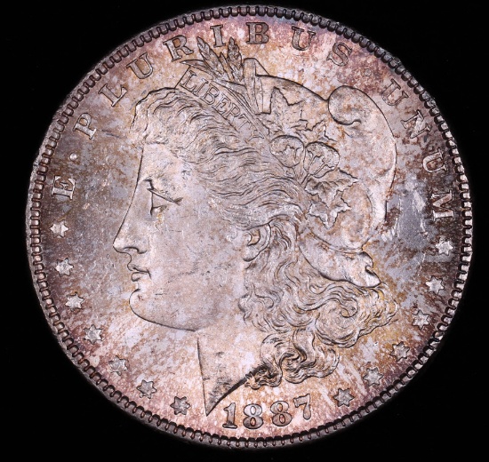 1887 MORGAN SILVER DOLLAR COIN GEM BU UNC MS++++