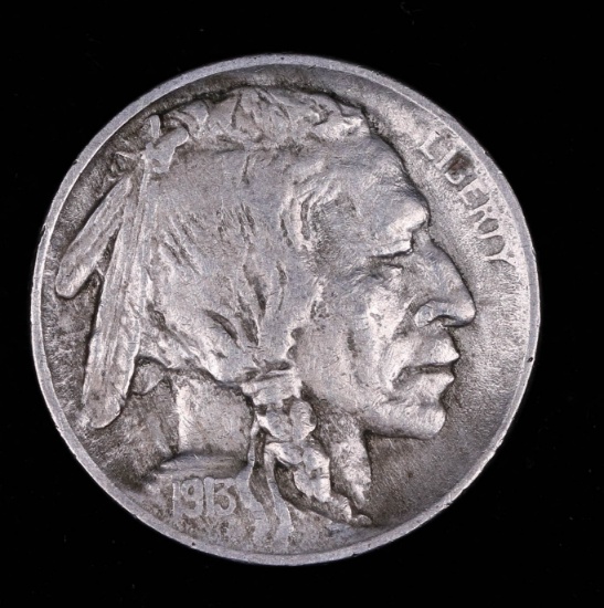 1913 TYPE 1 BUFFALO HEAD NICKEL COIN