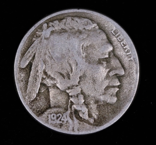 1924 S BUFFALO HEAD NICKEL COIN