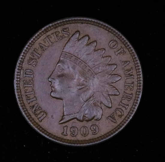 1909 INDIAN HEAD CENT PENNY COIN NICE HIGH GRADE!!