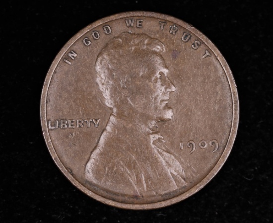 1909 WHEAT CENT PENNY COIN