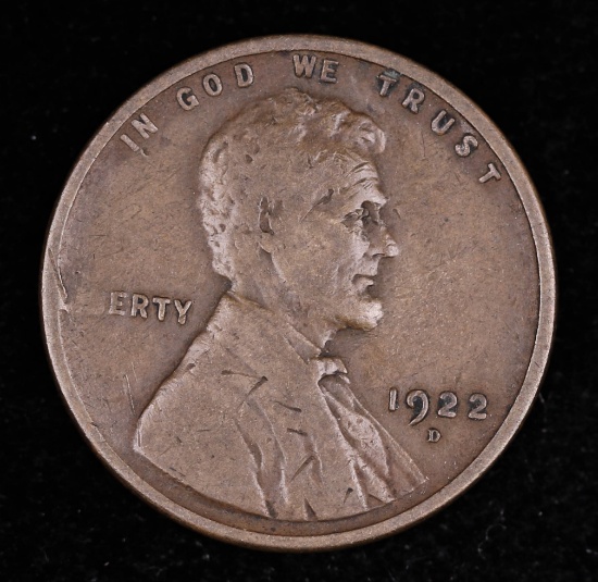 1922 D WHEAT CENT PENNY COIN