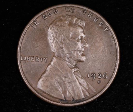 1926 S WHEAT CENT PENNY COIN