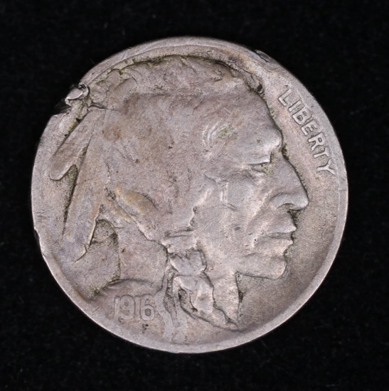 1916 S BUFFALO HEAD NICKEL COIN