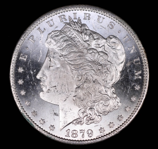 1879 S MORGAN SILVER DOLLAR COIN GEM BU UNC MS+++