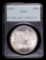 1885 MORGAN SILVER DOLLAR COIN OLD RATTLER PCGS MS63