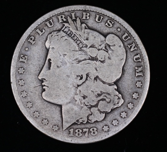 1878 CC MORGAN SILVER DOLLAR COIN