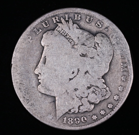 1890 O MORGAN SILVER DOLLAR COIN