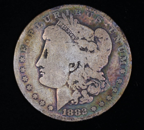 1882 O MORGAN SILVER DOLLAR COIN