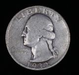 1932 WASHINGTON SILVER QUARTER DOLLAR COIN