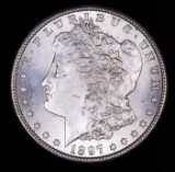 1897 S MORGAN SILVER DOLLAR COIN GEM BU UNC MS+++