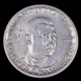1946 S BOOKER WASHINGTON COMMEMORATIVE SILVER HALF DOLLAR COIN