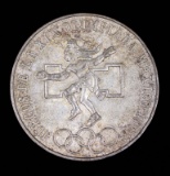 1968 25 PESOS MEXICO SILVER OLYMPIC COIN
