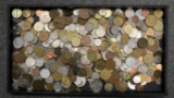 5 LBS FOREIGN COINS LARGE VARIETY MANY COUNTRIES AND DENOM. ONE LOT