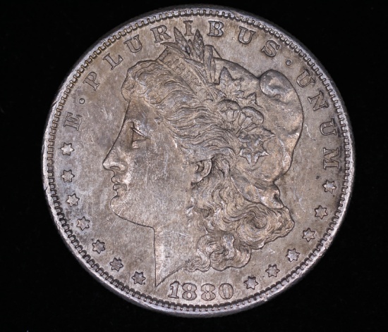 1880 S MORGAN SILVER DOLLAR COIN