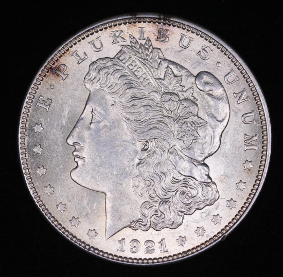 1921 MORGAN SILVER DOLLAR COIN GEM BU UNC MS+++