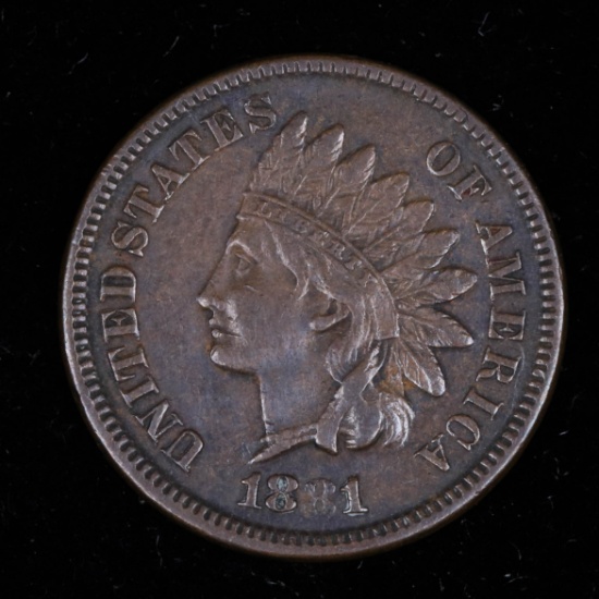 1881 INDIAN HEAD CENT PENNY COIN