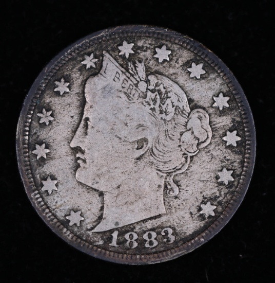 1883 W/ CENTS LIBERTY V NICKEL COIN
