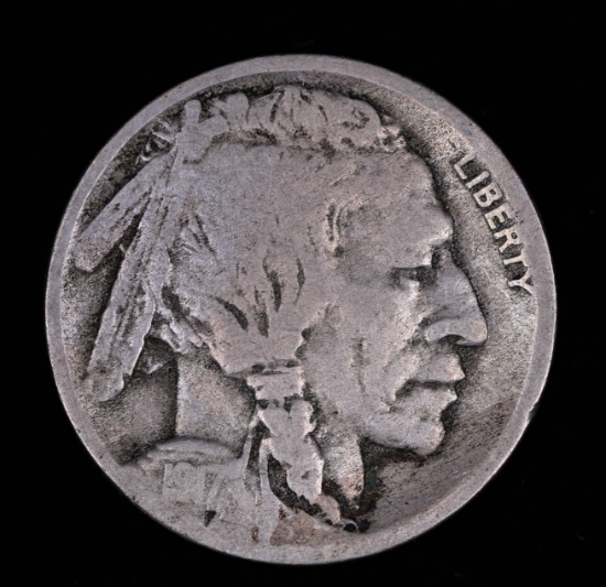 1917 D BUFFALO HEAD NICKEL COIN