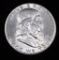1955 FRANKLIN SILVER HALF DOLLAR COIN GEM BU UNC MS++