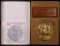 THE OFFICIAL 1997 PRESIDENTIAL INAUGURAL MEDAL, BILL CLINTON & AL GORE, INCLUDES MEDAL, STAND & BOX