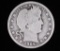 1909 BARBER SILVER QUARTER DOLLAR COIN