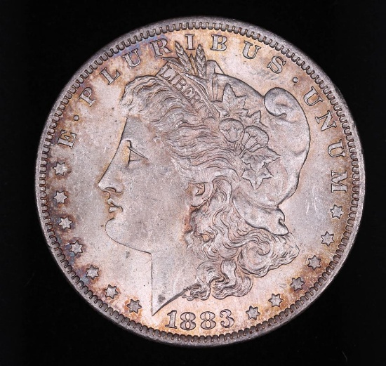 1883 O MORGAN SILVER DOLLAR COIN GEM BU UNC MS+++ tONED