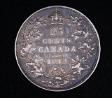1913 CANADA SILVER QUARTER DOLLAR COIN VERY HIGH GRADE!!