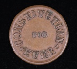 ONE CENT CONSTITUTION FOREVER HARD TIMES TOKEN