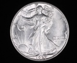 1937 S WALKING LIBERTY SILVER HALF DOLLAR COIN GEM BU UNC MS+++