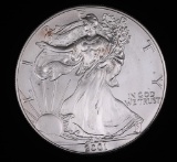 2001 1oz .999 FINE AMERICA SILVER EAGLE COIN GEM BU NEW!!!