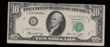 1974 $10 FEDERAL RESERVE NOTE CIRCULATED NOTE **MISCUT ERROR**